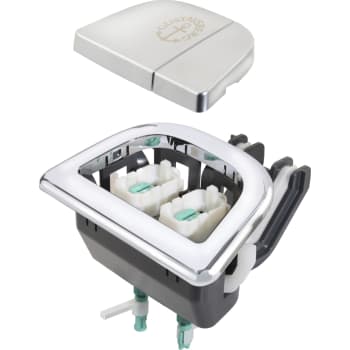 [609584664] Trykknap komplet duo krom/mat til nautic 2/4 liter