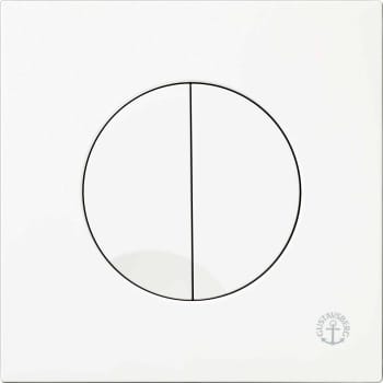 [617239320] Duo trykplade i hvid plast