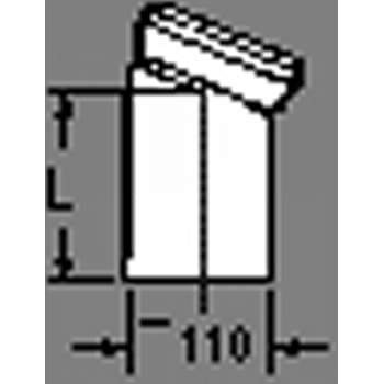 [617858600] Klosetbøjning  22,5° 360 mm