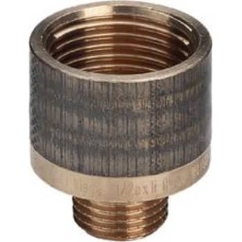 [048246333] 3/4" x 1/2" Spidsmuffe Rødgods Silicium Bronze