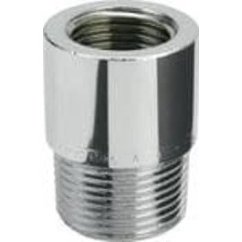 [048246523] 3/8" x 1/2" Rødgods gevindfittings reduktion