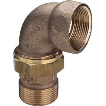 [048343306] 3/4" Vinkel forskruning muffe/nippel Rødgods Silicium Bronze