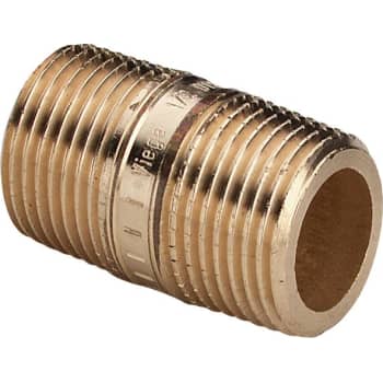 [048415204] 1/2" x 150 mm Nippelrør Rødgods Silicium Bronze
