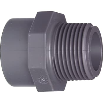 [061281032] 32 mm x 1" PVC overgang muffe/nippel
