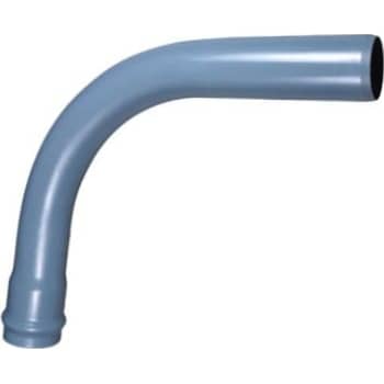 [064302160] Wavin 160 mm PVC-bøjning 90°, grå, PN12,5