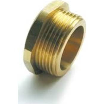 [072256031] Isiflo 32 mm x 3/4" overgangsmuffe, messing, PN16