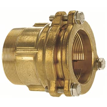 [072260575] Isiflo 75 mm x 2.1/2" overgang med nippel, messing, PN16