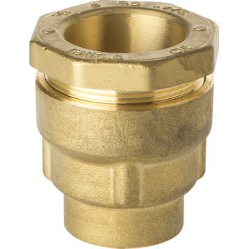 [072262748] Isiflo 48mmx1.1/2" overgang med muffe, messing, t/gl. rør, PN16