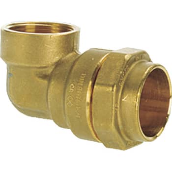 [072268025] Isiflo 25 mm x 3/4" vinkel 90° med muffe, messing, PN16