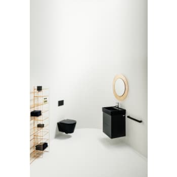 [613048501] Kartell Laufen kompakt væghængt toilet, Rimless, sort