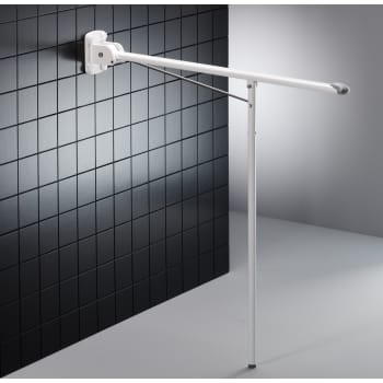 [615722400] Pressalit Value Toiletstøtte,længde 850 mm, med 850 mm ben, hvid