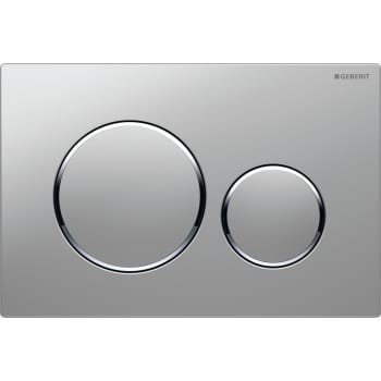 [617080134] Geberit Sigma 20 betjeningsplade i mat krom/krom