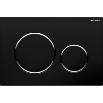 [617080151] Geberit Sigma 20 betjeningsplade i sort/krom