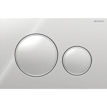 [617080154] Geberit Sigma 20 betjeningsplade i krom/mat krom
