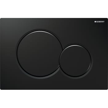 [617080231] Geberit Sigma 01 betjeningsplade i sort