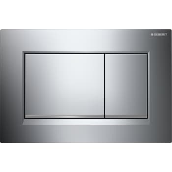 [617080354] Geberit Sigma 20(Ex.30) betjeningsplade i krom/mat krom