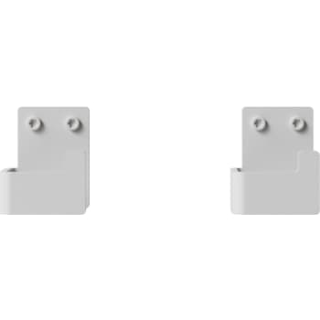 [930235775] Nichba badeværelseskrog 2 stk. hvid pulverlakeret 