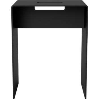 [930235856] Nichba skammel sort pulverlakeret