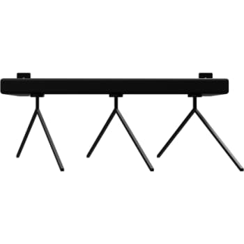 [930235871] Nichba bøjlestang 50 cm sort pulverlakeret