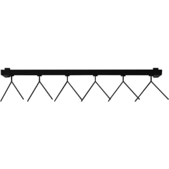 [930235872] Nichba bøjlestang 100 cm sort pulverlakeret