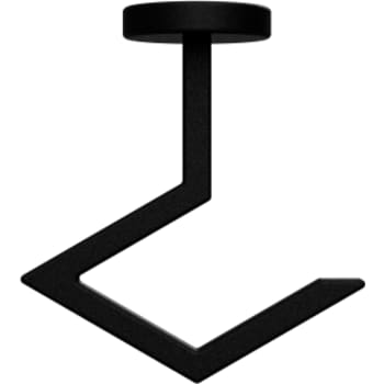 [930235874] Nichba magnetisk krog sort pulverlakeret