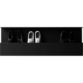 [930235880] Nichba skohylde 100 cm sort pulverlakeret