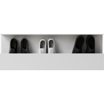 [930235881] Nichba skohylde 100 cm hvid pulverlakeret