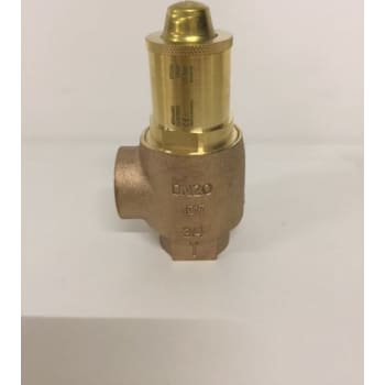 [432233008] Sikkerhedsventil 1" X 1,0 bar - rødgods, til varme