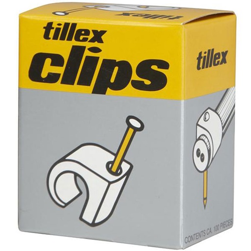 [9139122067] Clips 7-10 25mm sømlængde sort - 100 stk.