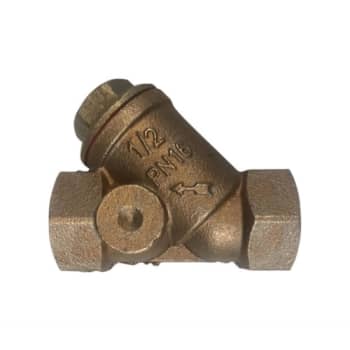 [449115010] 1.1/4" Snavssamler i rødgods med integreret Y-filter
