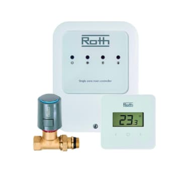 [466210831] Roth trådløs regulering til 1 kreds, rumtermostat med display