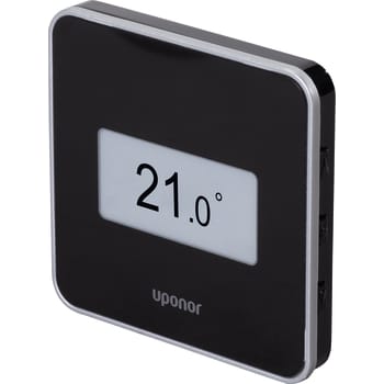 [466251071] Uponor Smatrix Wave digital STYLE termostat med RH sort T-169 BLACK