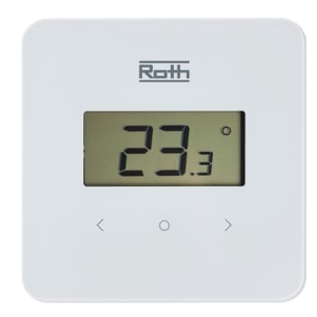 [466397160] Roth Touchline® SL rumtermostat med IR føler, hvid