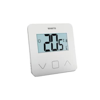 [466423030] WATTS Vision rumtermostat med LCD og glasfront, trådløs