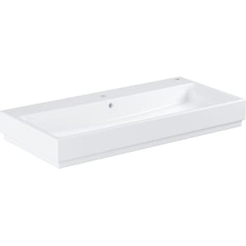 [634133060] Cube Ceramicmed overløb1000 x 490 mminklusiv fikseringssæt