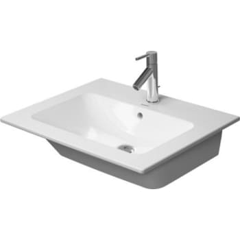 [635410000] Duravit ME by Starck vask 63x49cm med hanehul og overløb