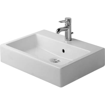 [635452010] Vero vask 60 cm med hanehul og wondergliss