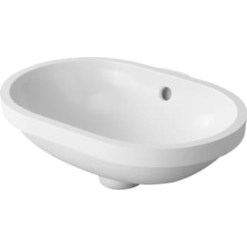 [635869600] Foster vask til underlimning 43 cm uden hanehul med overløb