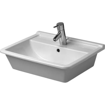 [635882000] Duravit Starck 3 nedfældningsvask med hanehul
