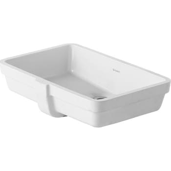 [635917600] Vero vask til underlimning 48 cm uden hanehul med overløb