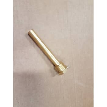 [480670101] Messing dykrør, ½"x150 mm, m/stilleskrue, Indv.: Ø10 mm