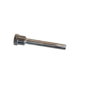 [480678630] Rustfri dykrør, ½"x100mm, Passer til RF-termometer 48066x-xxx