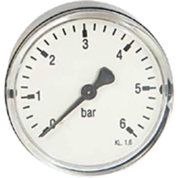 [481111062] Manometer Ø63, 1/4" Bagudvendt, 0-6 bar