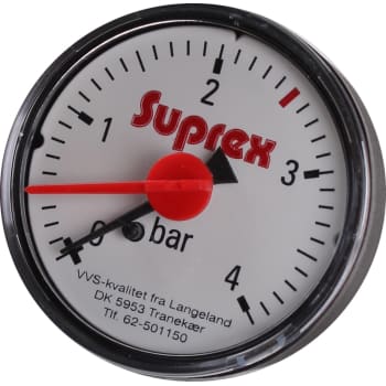 [481455002] 1/4" Manometer 0-4 bar