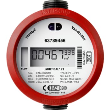 [483078206] MULTICAL® 21, 1,6 M3 X 110 mm, til varmt vand og med WM-bus