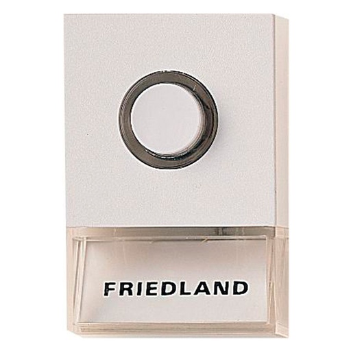 [9590900802] Friedland Tryk for ringeklokke D723 Hvid