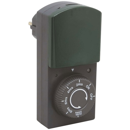 [9913005] Udendørs timer m. lyssensor IP44