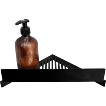 [930234400] Bastant Design hjørne shampoohylde i mat sort
