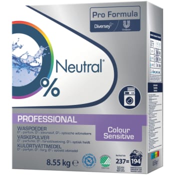 [881892000] Neutral Proffesional vaskepulver, kulørt, uden parfume, 8,55 kg