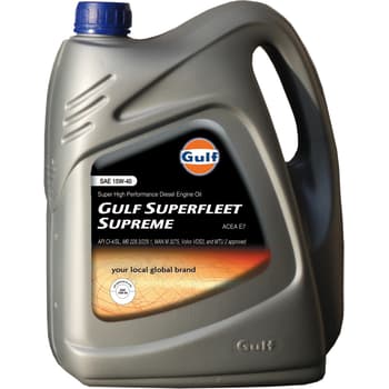 [881892952] Motorolie til dieselmotorer, Gulf Superfleet Supreme 15W-40, 4 l